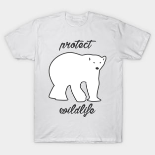 protect wildlife - polar bear T-Shirt